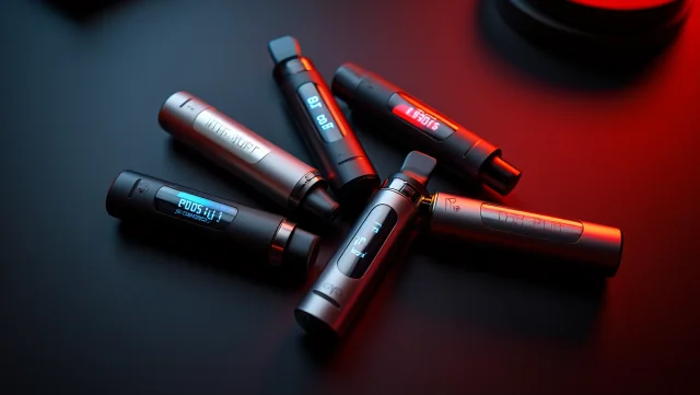 A collection of modern high-puff disposable vapes popular in Australia.